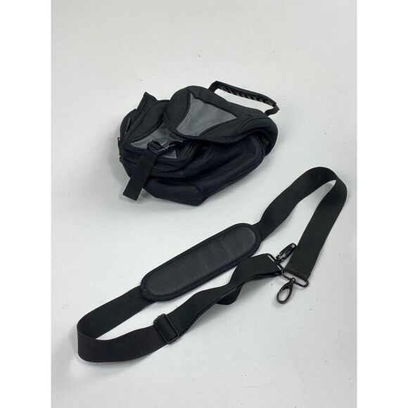 Padded Camera Holster Black Shoulder Crossbody Bag 8in L x 5in W x 9in H S1341 - Picture 5 of 5